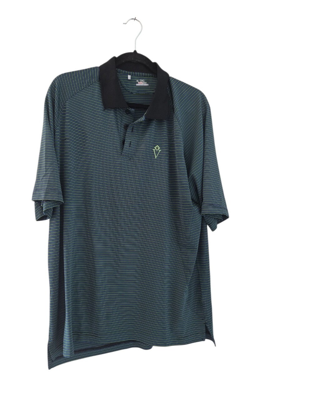 UNDER ARMOUR Polo Men's  Striped Golf Performance Shirt Stretch